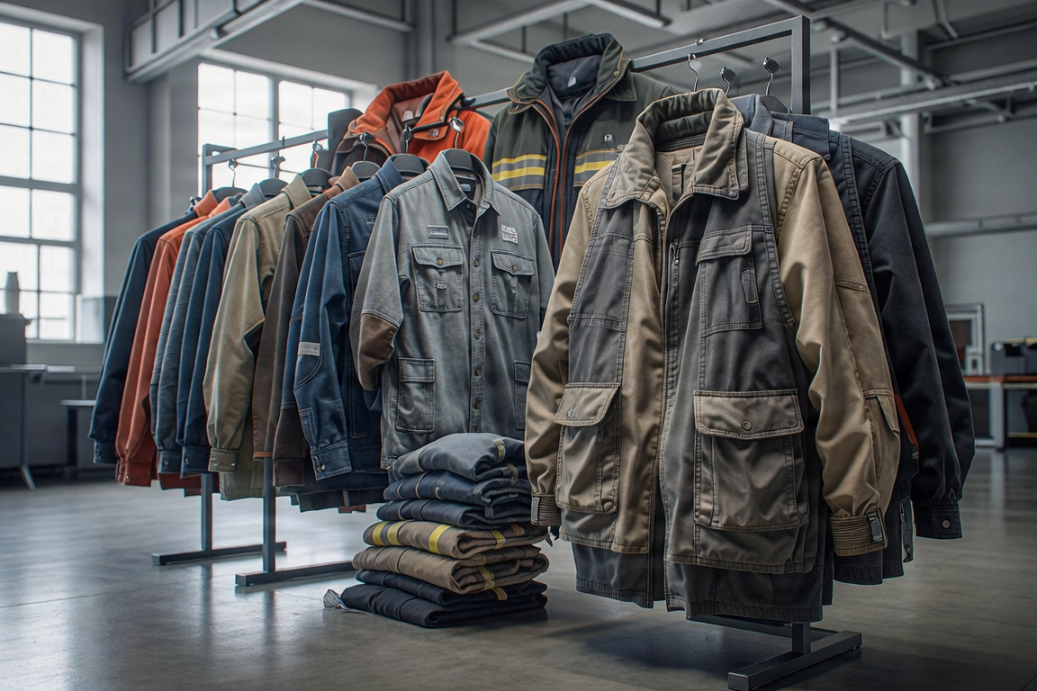 Industrial workwear for everyday use - work shirts and trousers